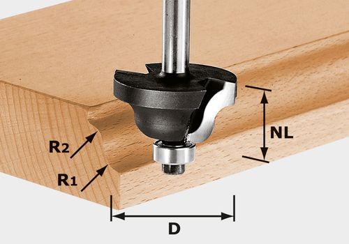 Festool Frez dwupromieniowy HW S8 D38,1/R6,35/R6,35 - 491030