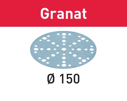 Festool Krążki ścierne STF D150/48 P120 GR/10 Granat - 575157