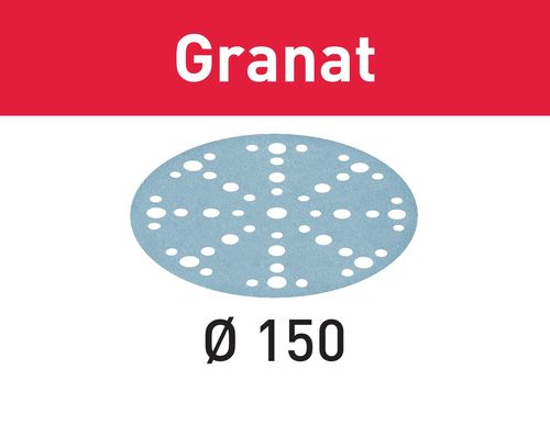 Festool Krążki ścierne STF D150/48 P180 GR/10 Granat - 575158