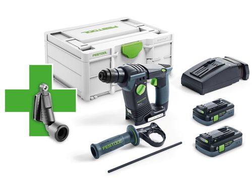 Festool Młotowiertarka akumulatorowa BHC 18 HPC 4,0 I-Plus - 577196 + Dysza do odsysania zwiercin D 27-BSD