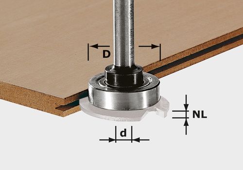 Festool Trzpień frezarski S8 1,5-5 KL28 - 499804