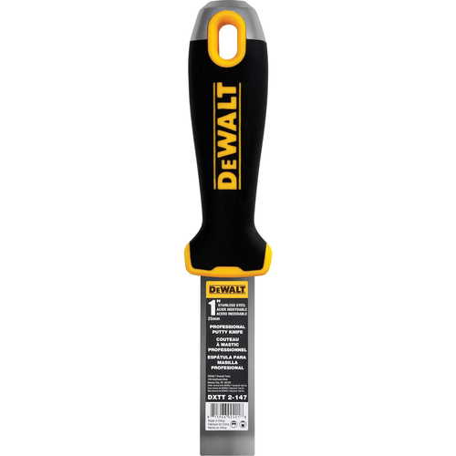 Szpachelka ze stali nierdzewnej uchwyt Soft Grip DEWALT 1" 2-147