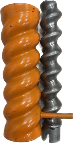 Stator Evenwall D6-3 Twister pomarańczowy + Rotor evenwall D6-3 kpl. 1+1