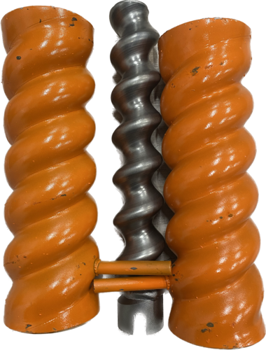 Stator Evenwall D6-3 Twister pomarańczowy + Rotor evenwall D6-3 kpl. 2+1