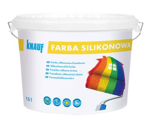 Knauf Farba silikonowa egalizacyjna 15 L do barwienia / Baza B