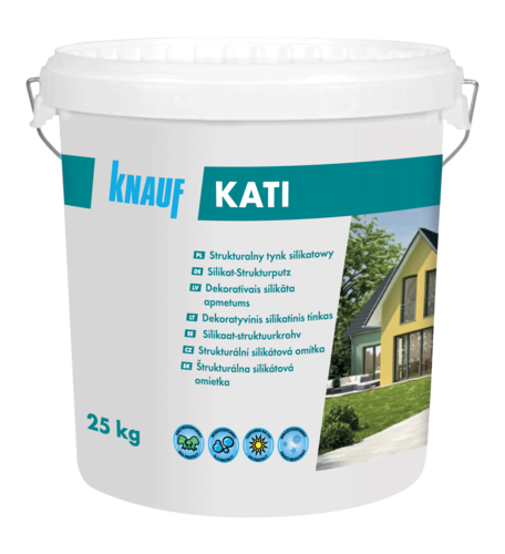 Knauf Tynk silikatowy KATI R 25 kg biały i do barwienia / Baza A 3 mm