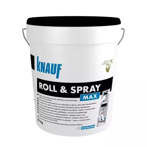 Knauf Roll&Spray Max 25 kg - Gotowa Masa Szpachlowa
