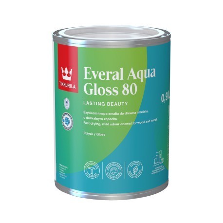 Tikkurila Everal aqua gloss a -0,9 L