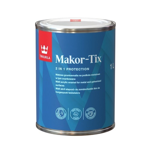 Tikkurila Makortix Szary Metaliczny 1L
