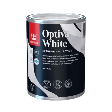 Tikkurila Optiva White -0,9l