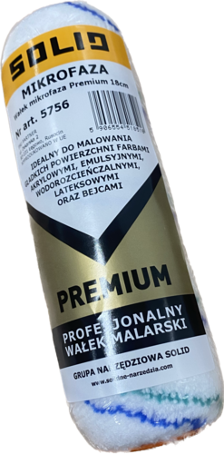 Wałek do malowania Mikrofaza Premium 18 cm nr 5757 - Solid