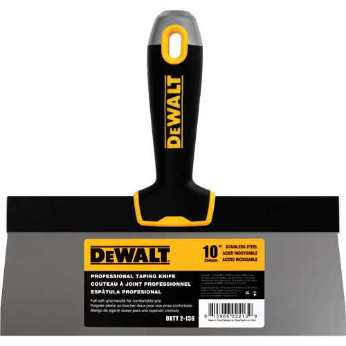 DEWALT 10" Szpachelka fasadowa ze stali nierdzewnej uchwyt Soft Grip 2-136