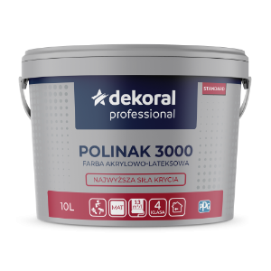 DEKORAL PROFESSIONAL POLINAK 3000 ŚN-BIAŁY-5L