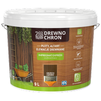 Drewnochron Impregnat Express Orzech Ciemny -9l