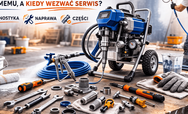 Naprawa i serwis agregatów malarskich – kiedy można zrobić to samemu, a kiedy wezwać fachowca?