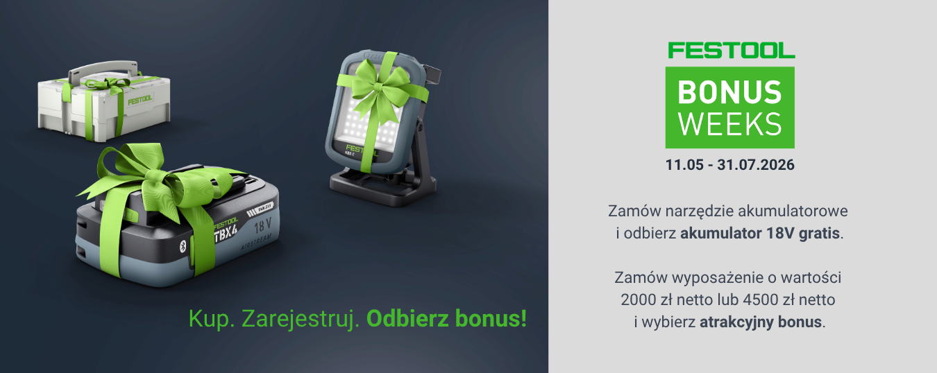 BONUS WEEKS FESTOOL